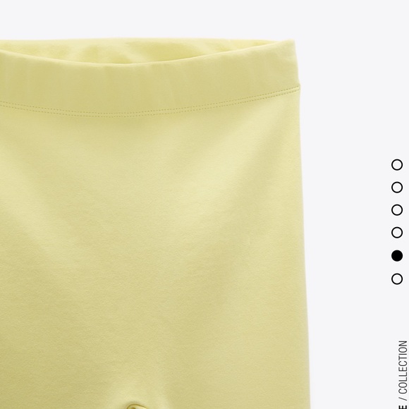 Zara Yellow Workout Set (2 Piece Set) - Picture 5 of 8